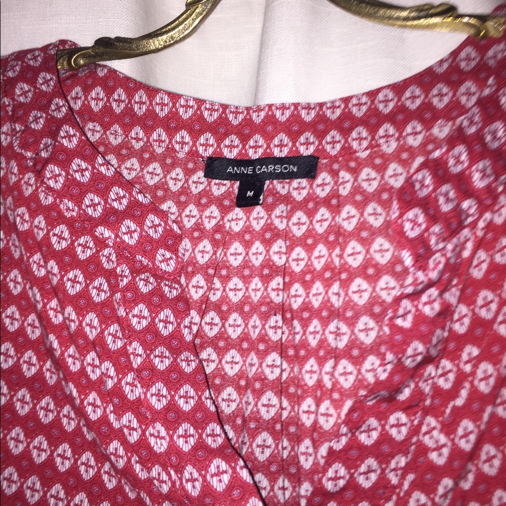 Red Patterned Tank - Picture 2 of 3
